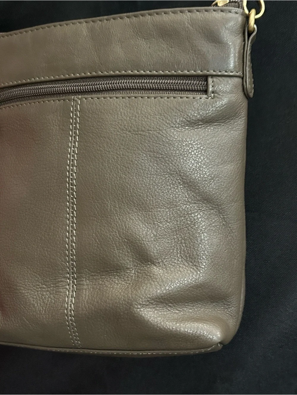 Great American Leatherworks Cowhide Leather Crossbody Bag